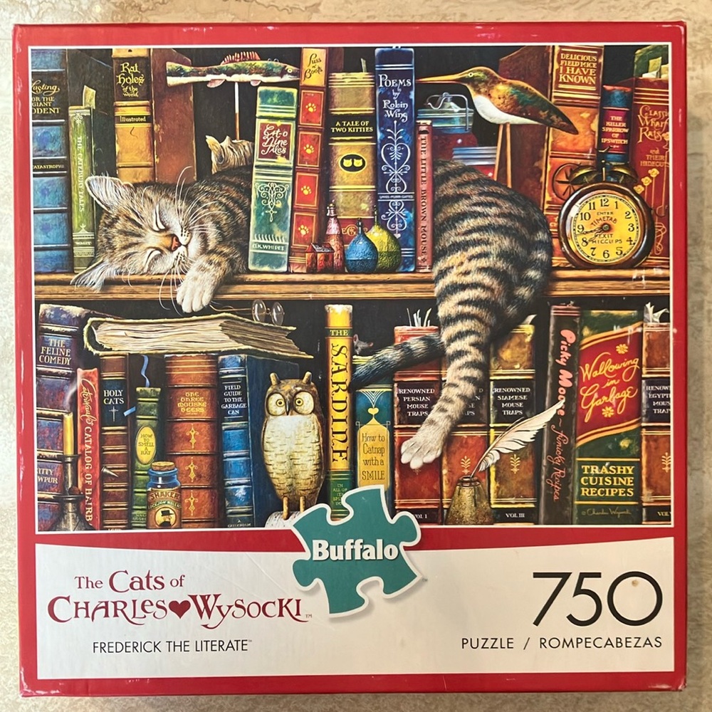 Charles Wysocki “Frederick the Literate” 750 piece puzzle (❗️3 pieces missing❗️)